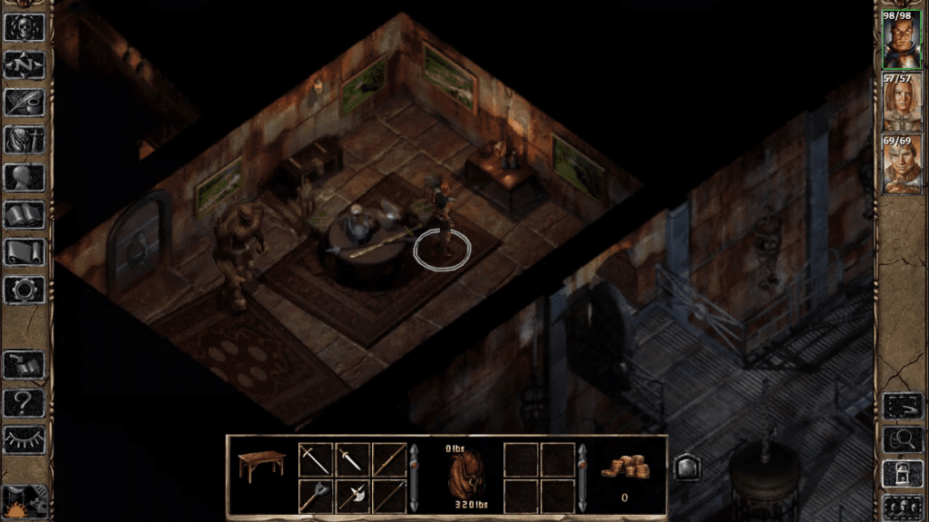 mobile version of Baldur's Gate: Enhanced Edition