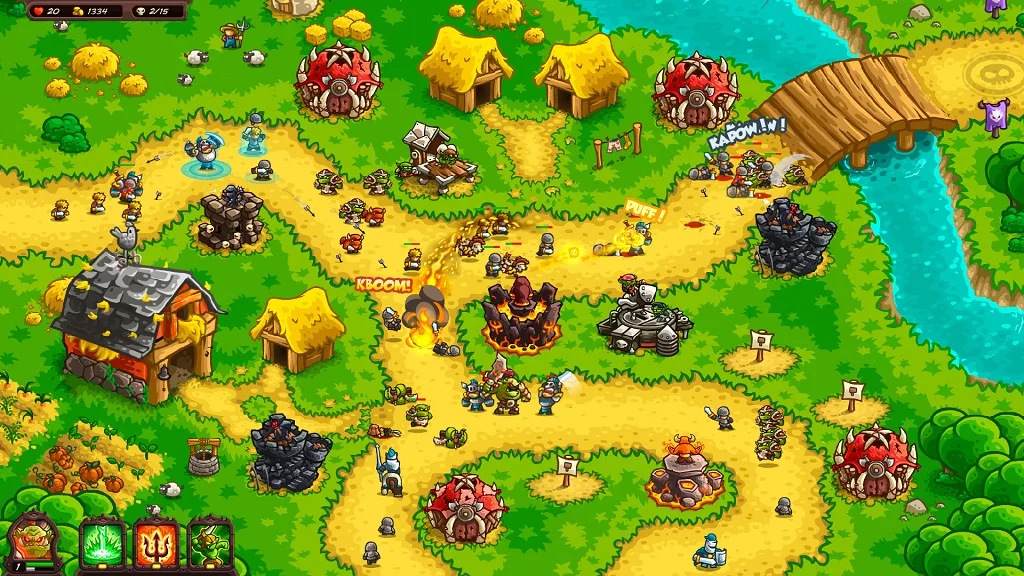 Kingdom Rush Rache-Gameplay