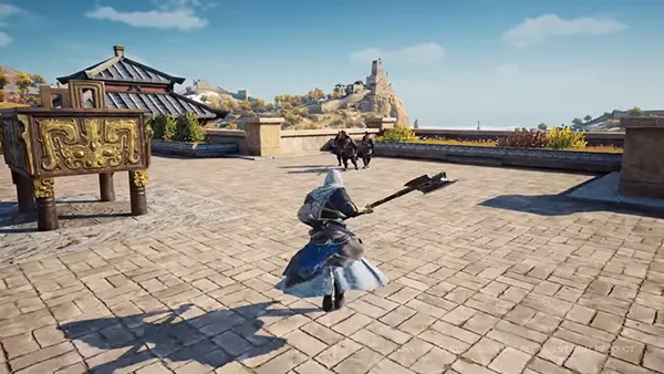 stealth rooftop scene